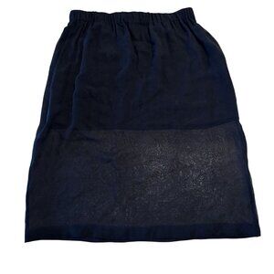 John Rocha Black Elastic Waist Skirt Women's Size UK 12